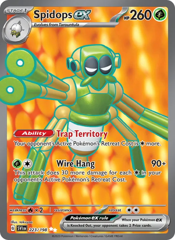 Spidops ex #223 – Scarlet & Violet card