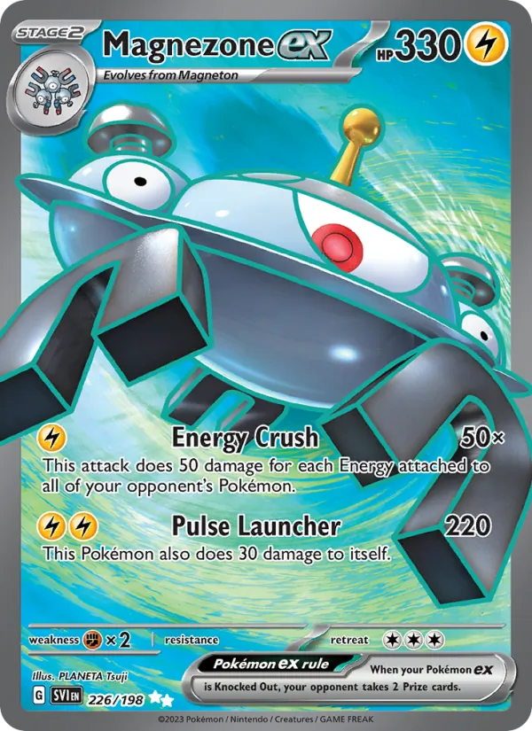 Magnezone ex #226 – Scarlet & Violet card