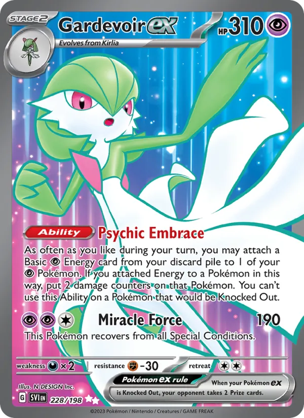 Gardevoir ex #228 – Scarlet & Violet card