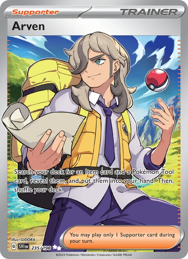 Arven #235 – Scarlet & Violet card