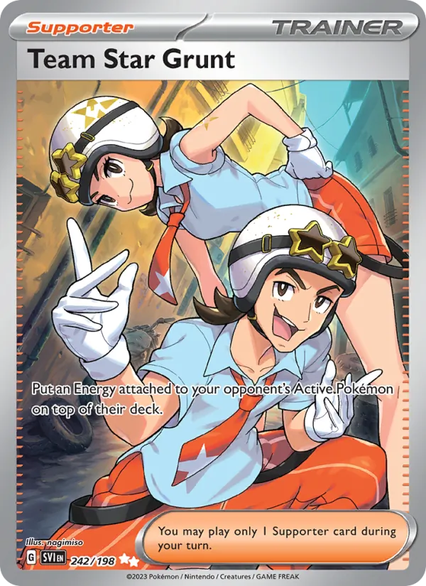 Team Star Grunt #242 – Scarlet & Violet card
