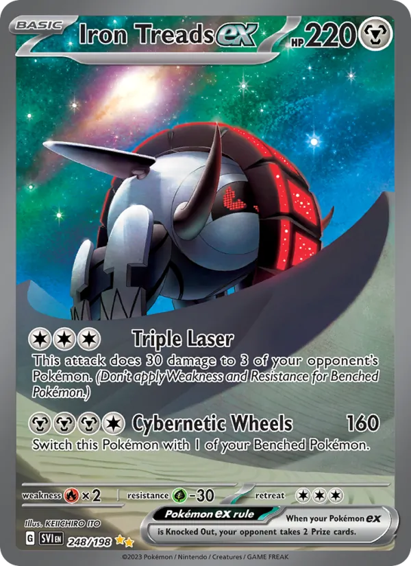 Iron Treads ex #248 – Scarlet & Violet card