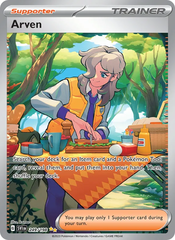 Arven #249 – Scarlet & Violet card