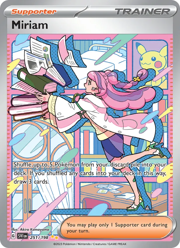 Miriam #251 – Scarlet & Violet card