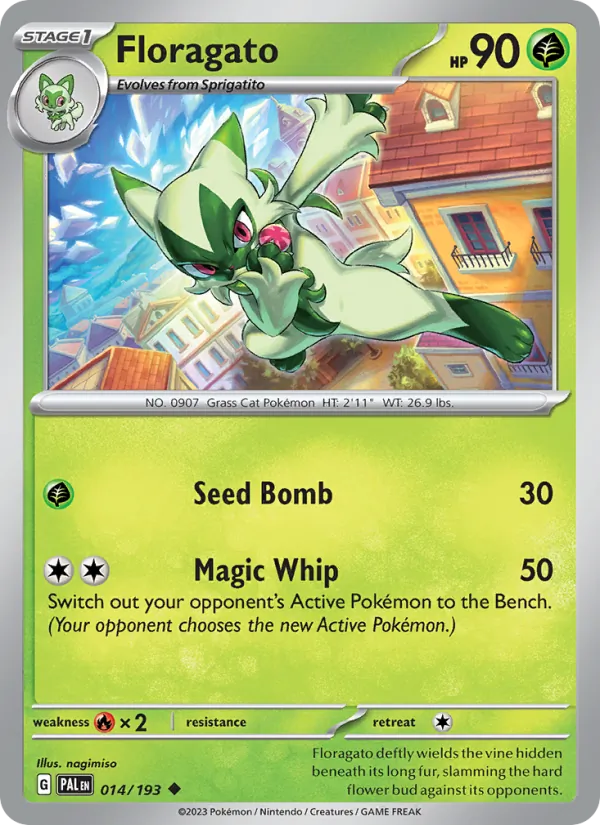 Floragato #014 – Paldea Evolved card