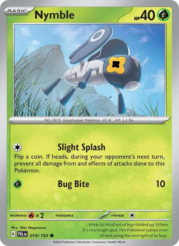 Nymble #019 – Paldea Evolved card