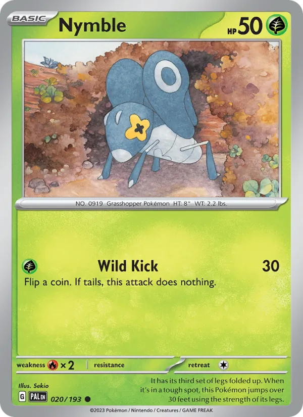 Nymble #020 – Paldea Evolved card