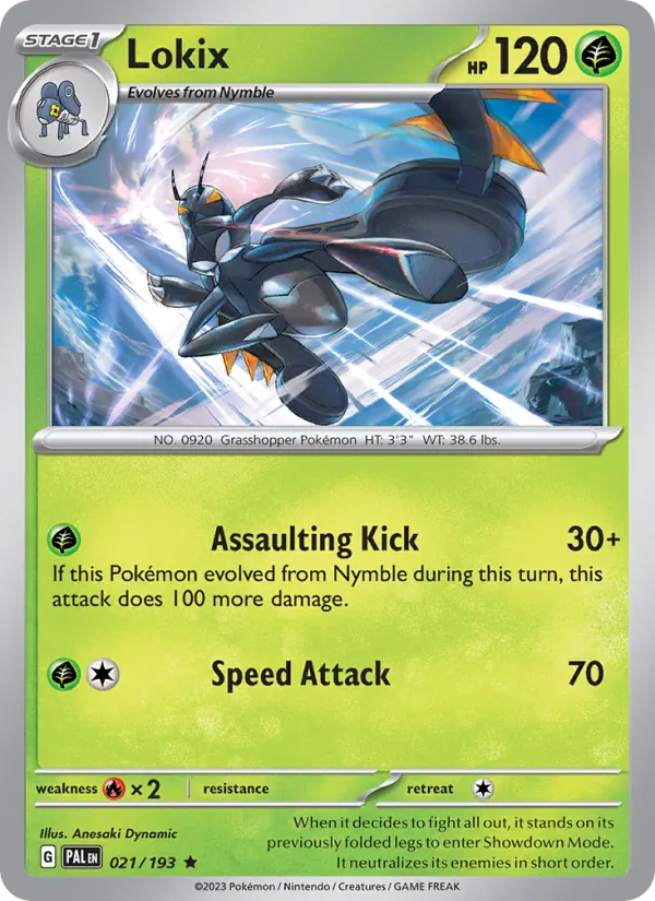 Lokix #021 – Paldea Evolved card