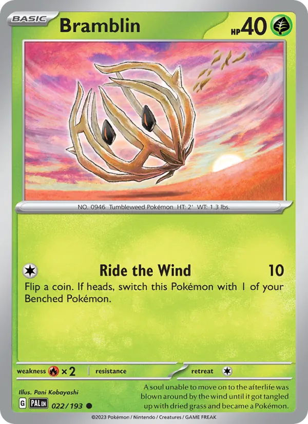 Bramblin #022 – Paldea Evolved card