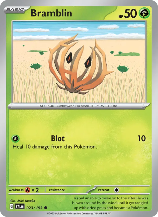 Bramblin #023 – Paldea Evolved card