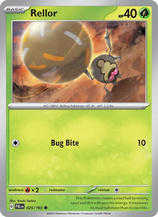 Rellor #025 – Paldea Evolved card