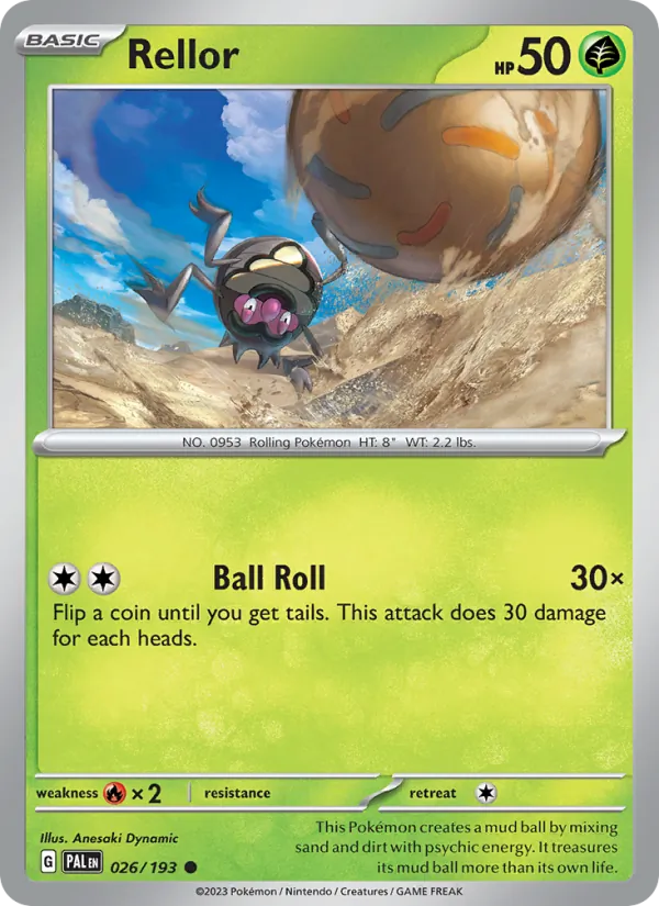 Rellor #026 – Paldea Evolved card