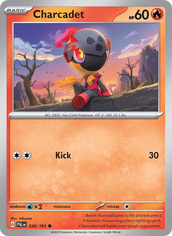 Charcadet #038 – Paldea Evolved card