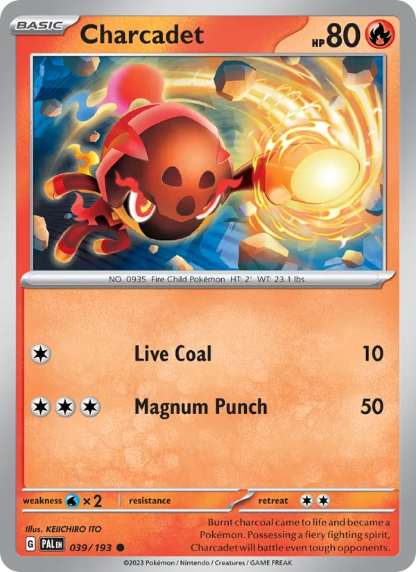 Charcadet #039 – Paldea Evolved card