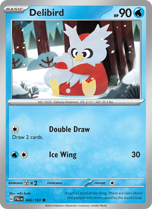 Delibird #046 – Paldea Evolved card