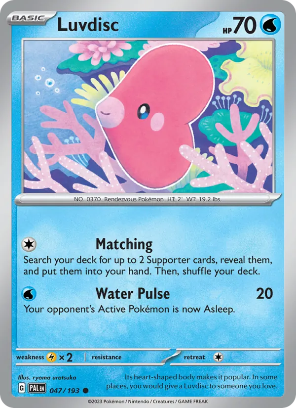 Luvdisc #047 – Paldea Evolved card