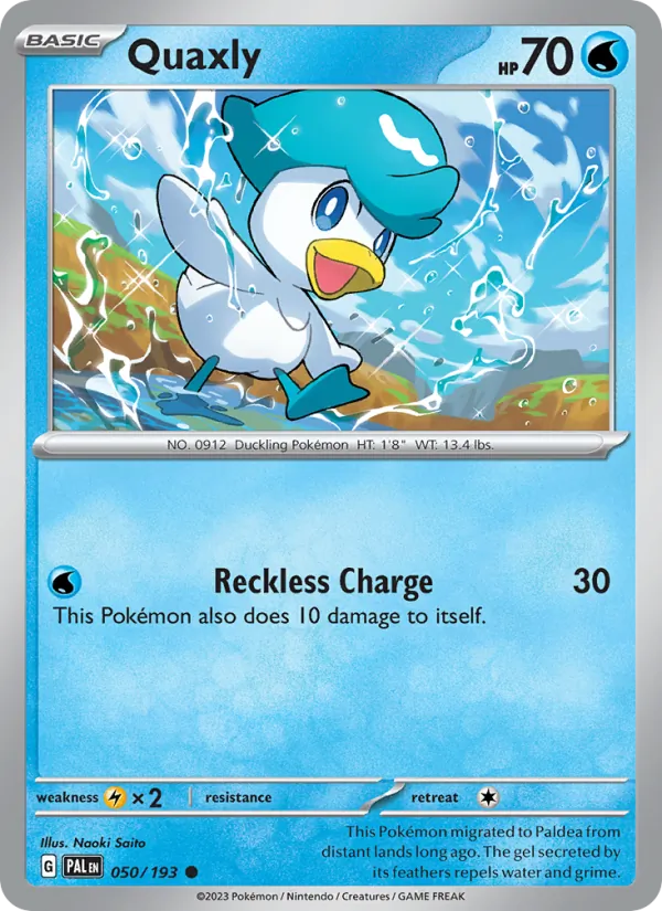 Quaxly #050 – Paldea Evolved card