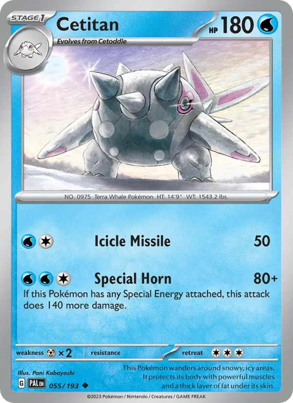 Cetitan #055 – Paldea Evolved card