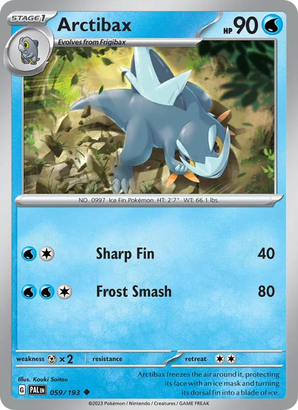 Arctibax #059 – Paldea Evolved card
