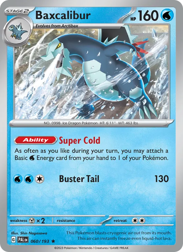 Baxcalibur #060 – Paldea Evolved card