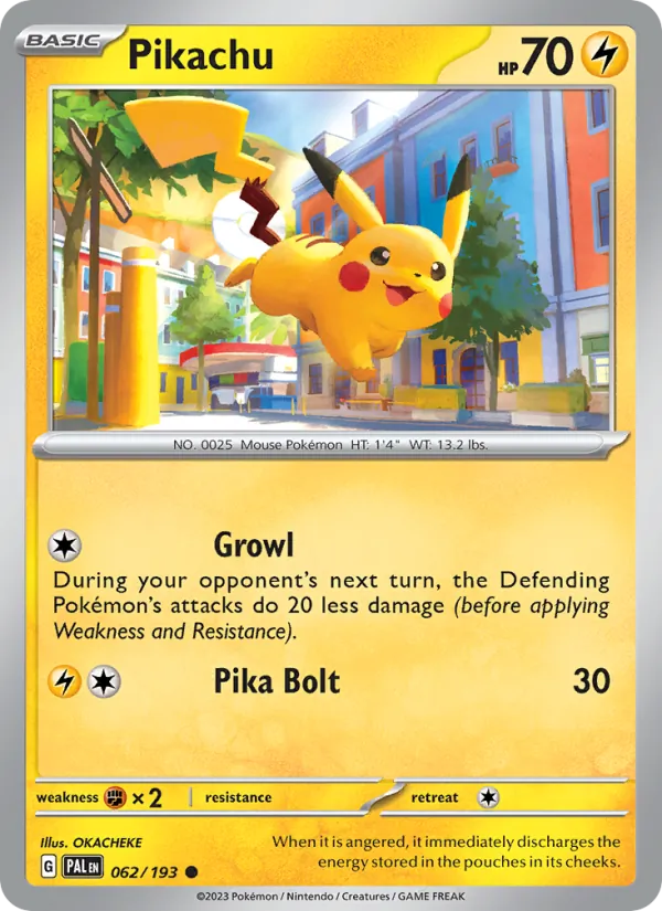 Pikachu #062 – Paldea Evolved card
