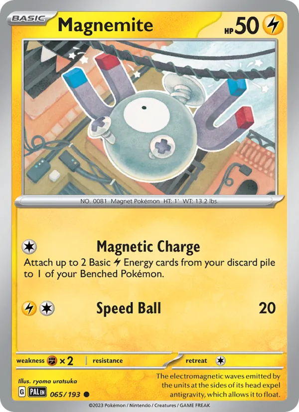 Magnemite #065 – Paldea Evolved card