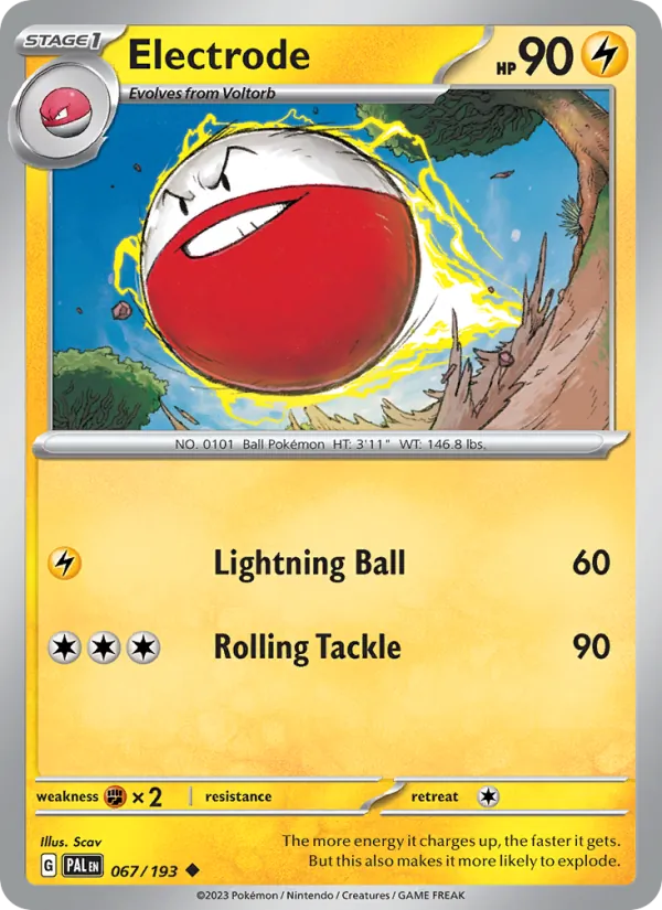 Electrode #067 – Paldea Evolved card