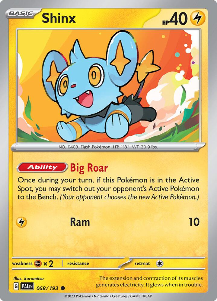 Shinx #068 – Paldea Evolved card