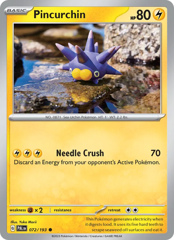 Pincurchin #072 – Paldea Evolved card