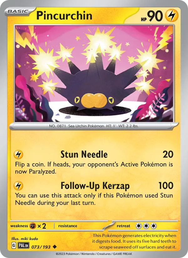 Pincurchin #073 – Paldea Evolved card