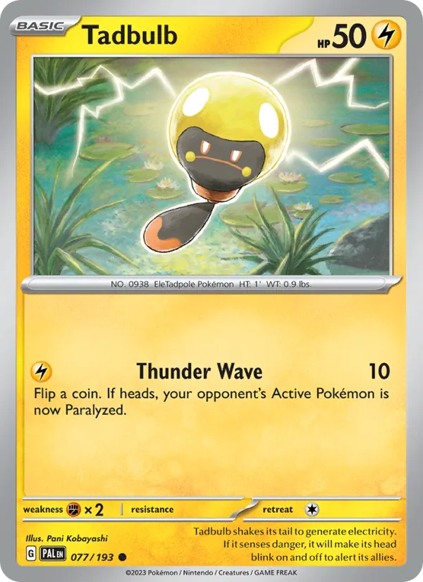 Tadbulb #077 – Paldea Evolved card