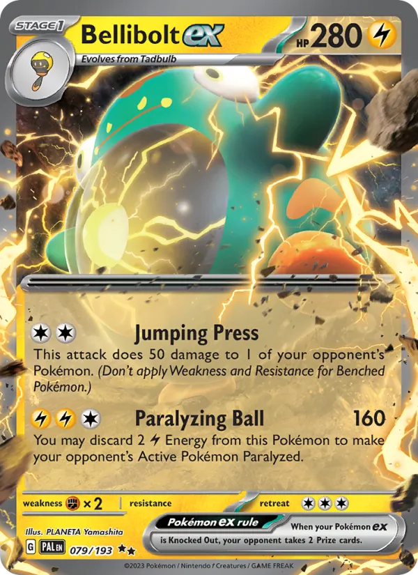 Bellibolt ex #079 – Paldea Evolved card