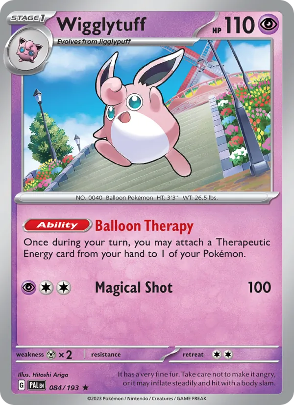 Wigglytuff #084 – Paldea Evolved card