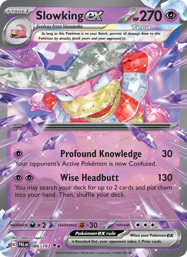 Slowking ex #086 – Paldea Evolved card