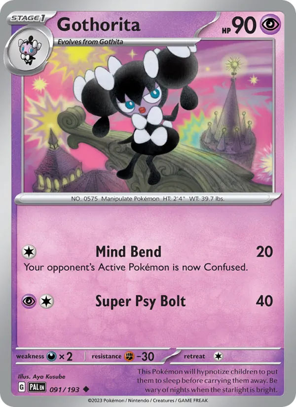 Gothorita #091 – Paldea Evolved card