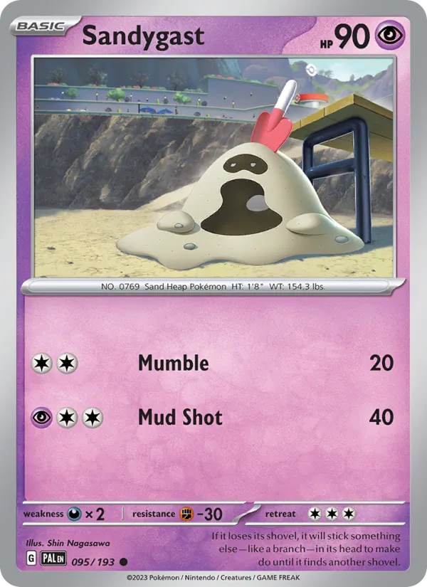 Sandygast #095 – Paldea Evolved card