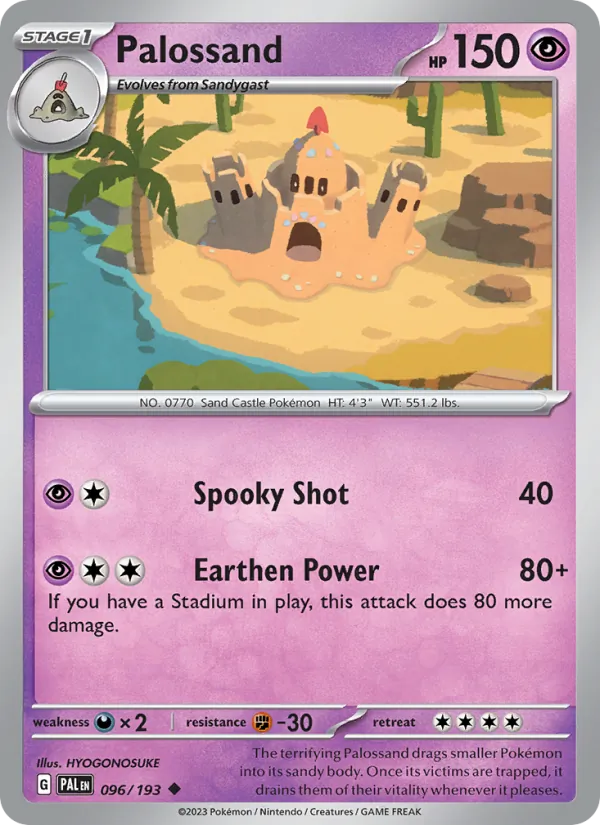 Palossand #096 – Paldea Evolved card