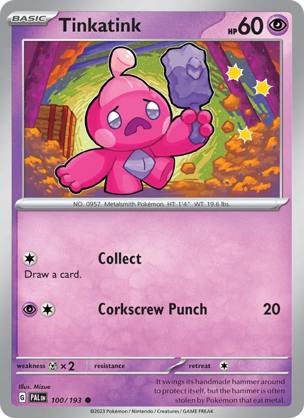 Tinkatink #100 – Paldea Evolved card