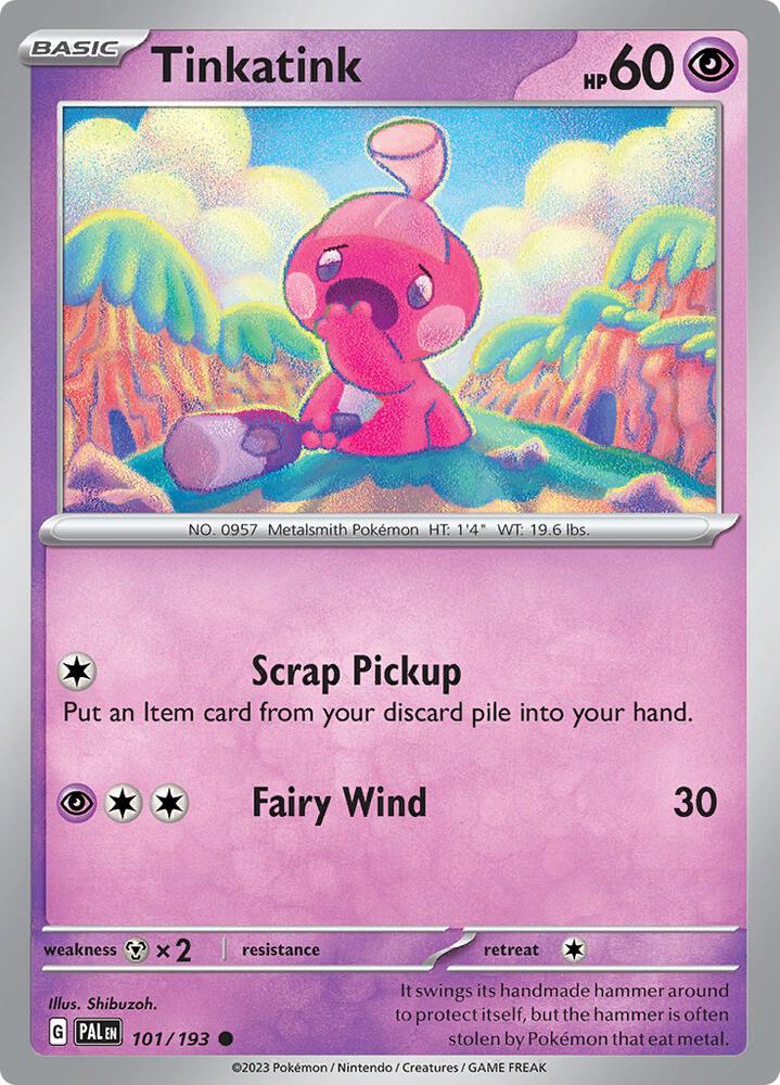 Tinkatink #101 – Paldea Evolved card