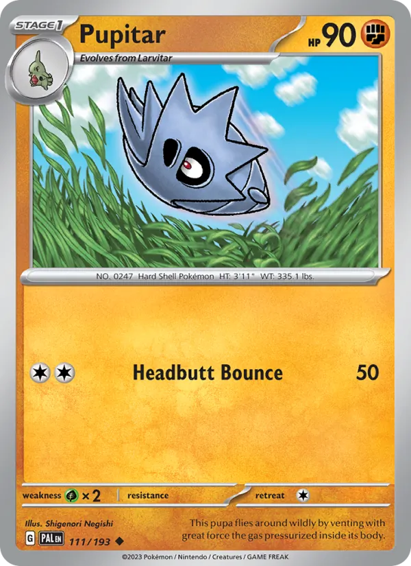 Pupitar #111 – Paldea Evolved card