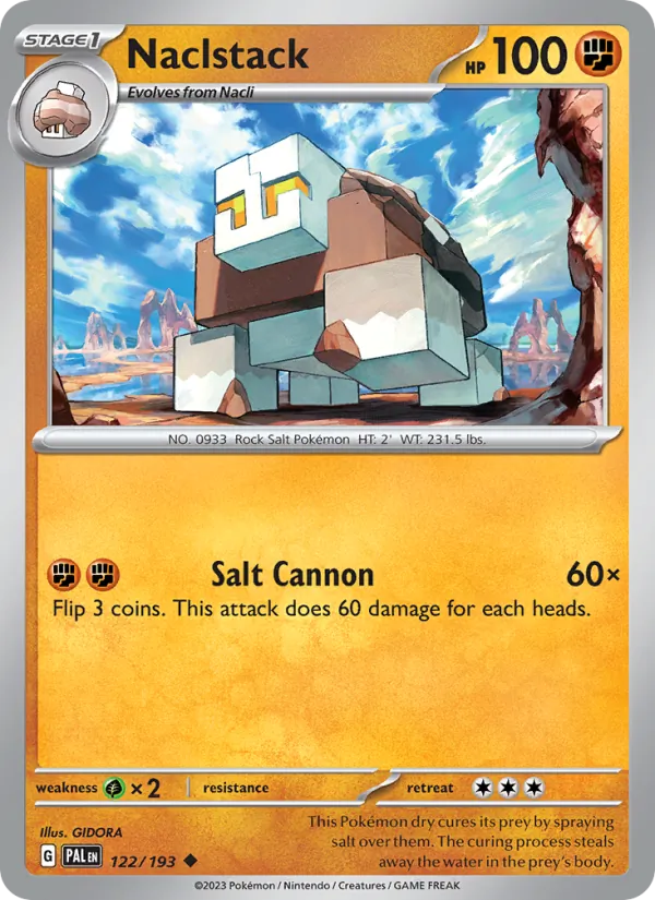 Naclstack #122 – Paldea Evolved card