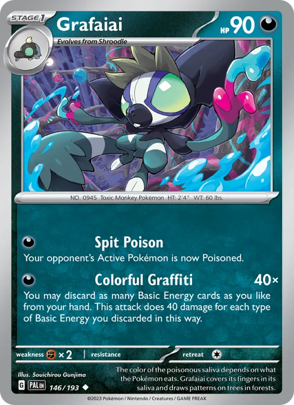 Grafaiai #146 – Paldea Evolved card