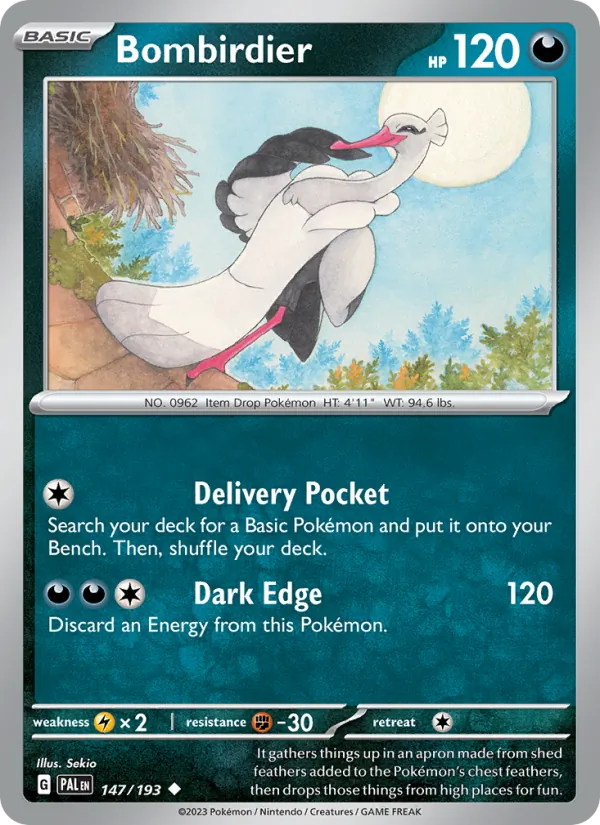 Bombirdier #147 – Paldea Evolved card