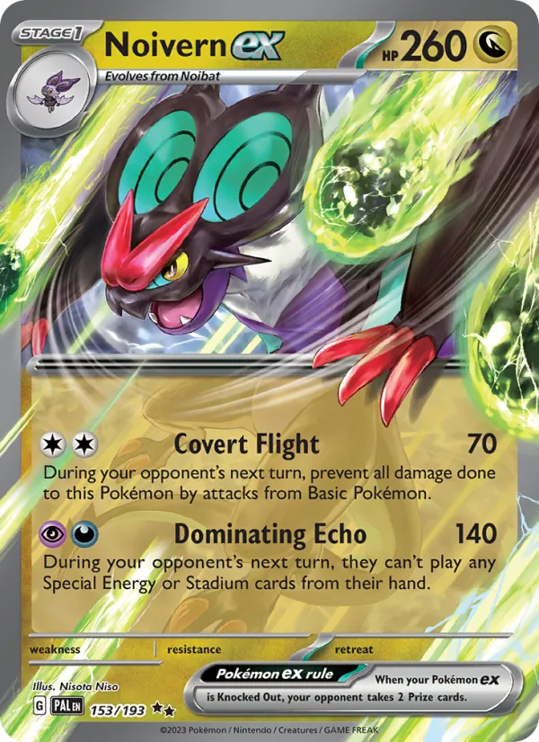 Noivern ex #153 – Paldea Evolved card
