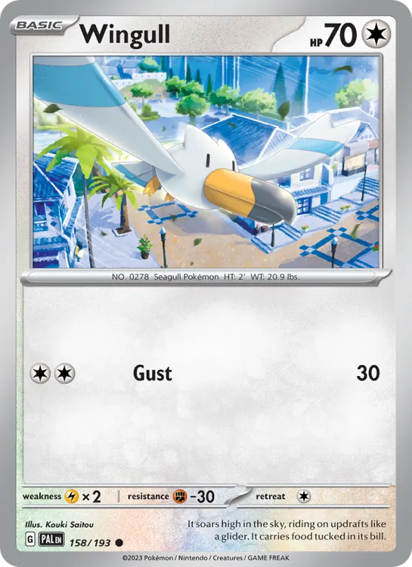 Wingull #158 – Paldea Evolved card