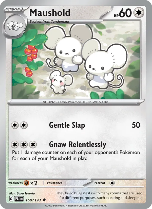 Maushold #168 – Paldea Evolved card