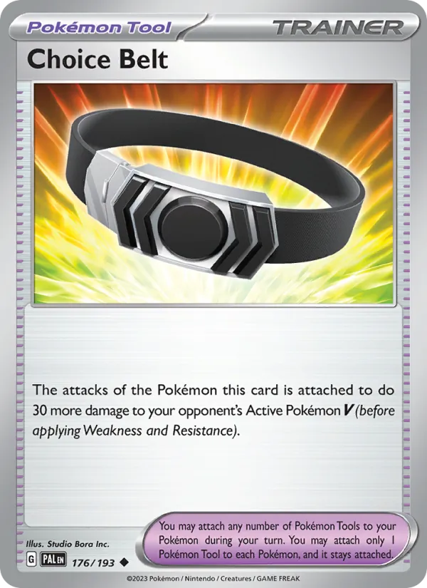Choice Belt #176 – Paldea Evolved card