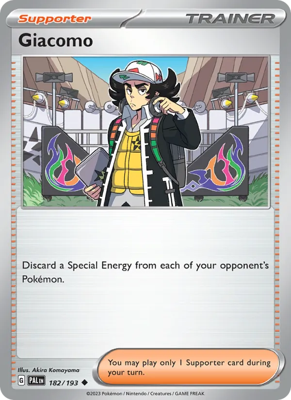 Giacomo #182 – Paldea Evolved card