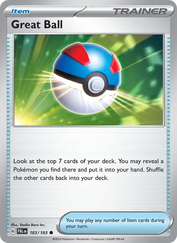 Great Ball #183 – Paldea Evolved card