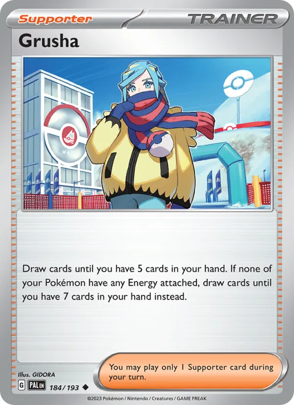 Grusha #184 – Paldea Evolved card